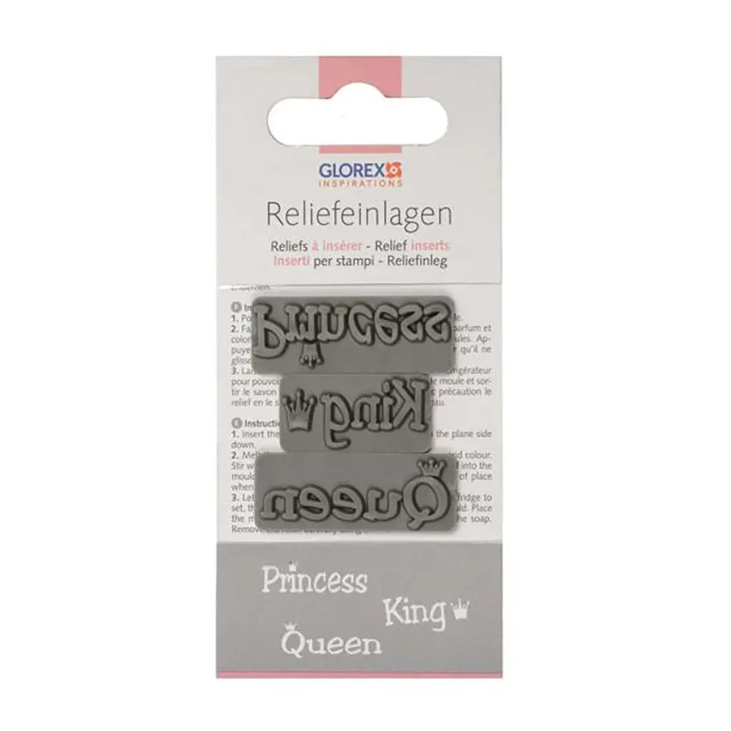 Relief Insert 3pcs Princess / Queen / King