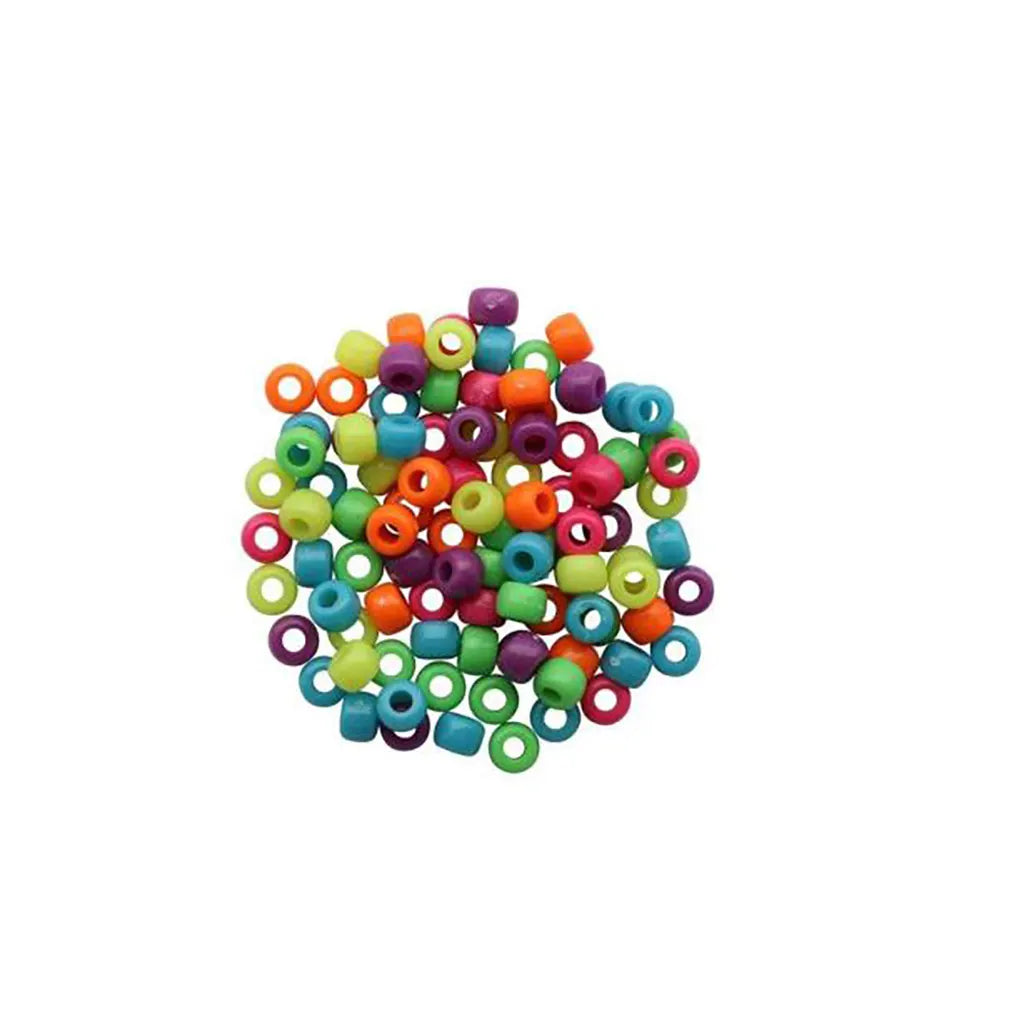 Beads 6x9mm 25g Neon