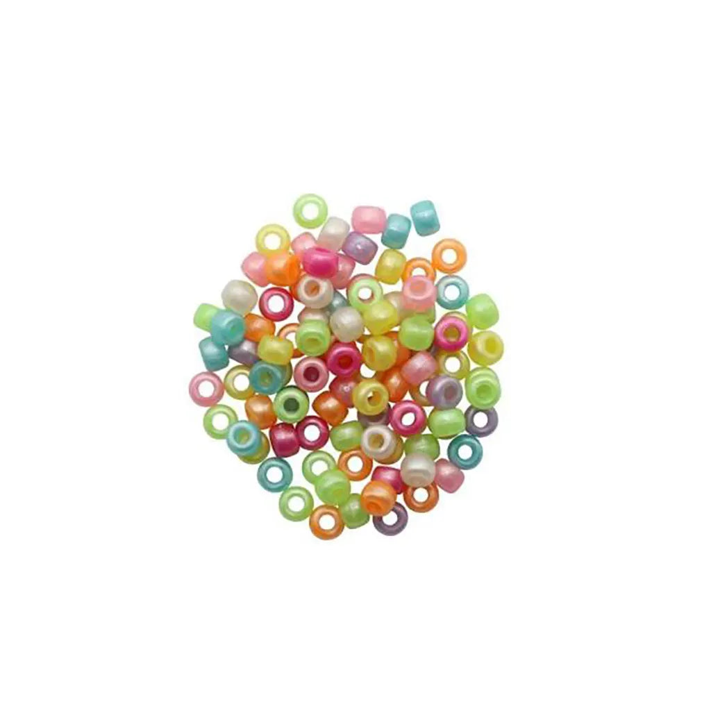 Beads 6x9mm 25g Pastel