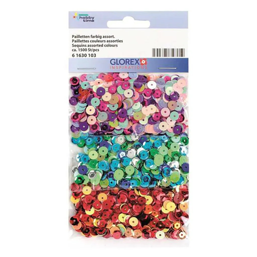 Sequins Assorted App. 1500pcs