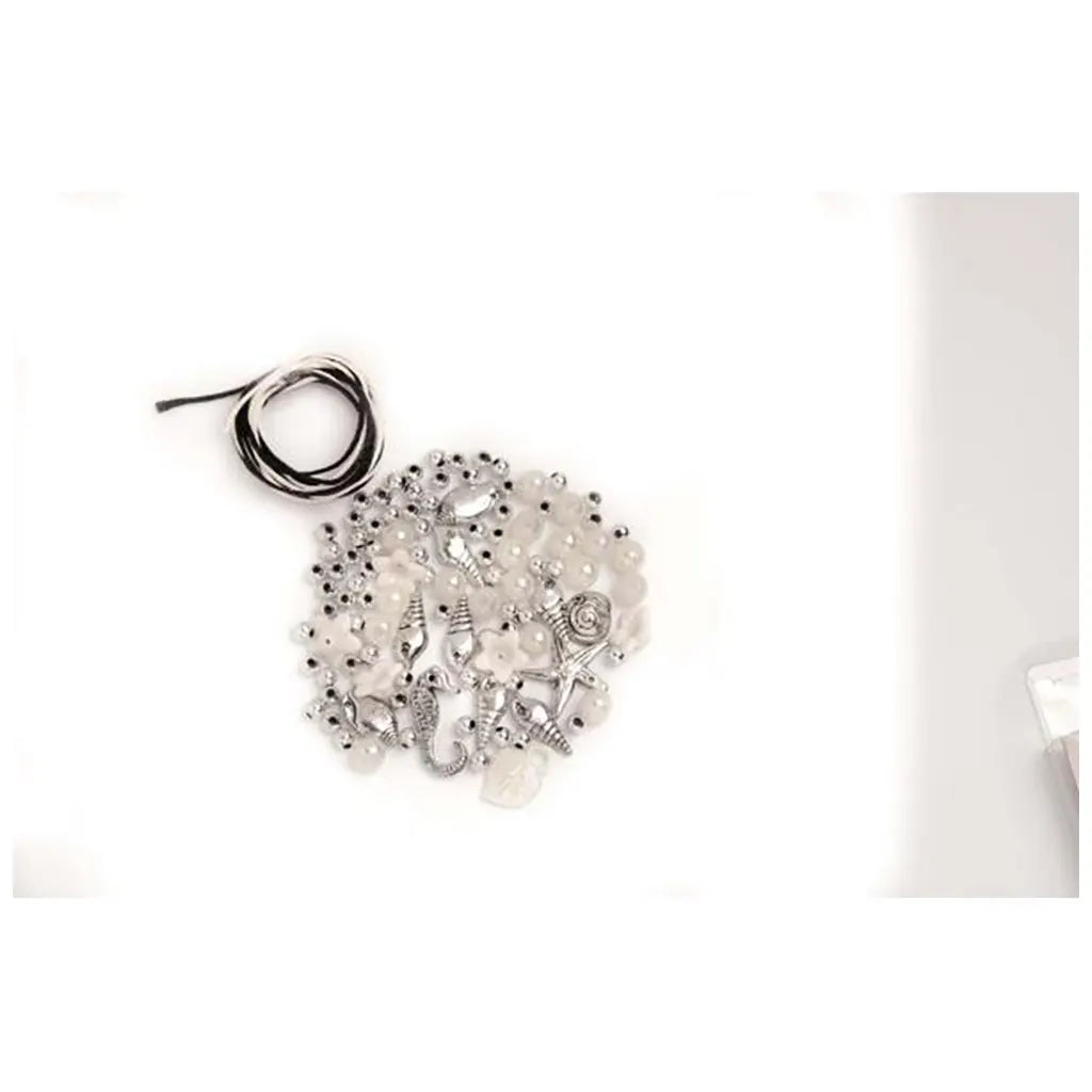 Beads kit white-silve rcolor