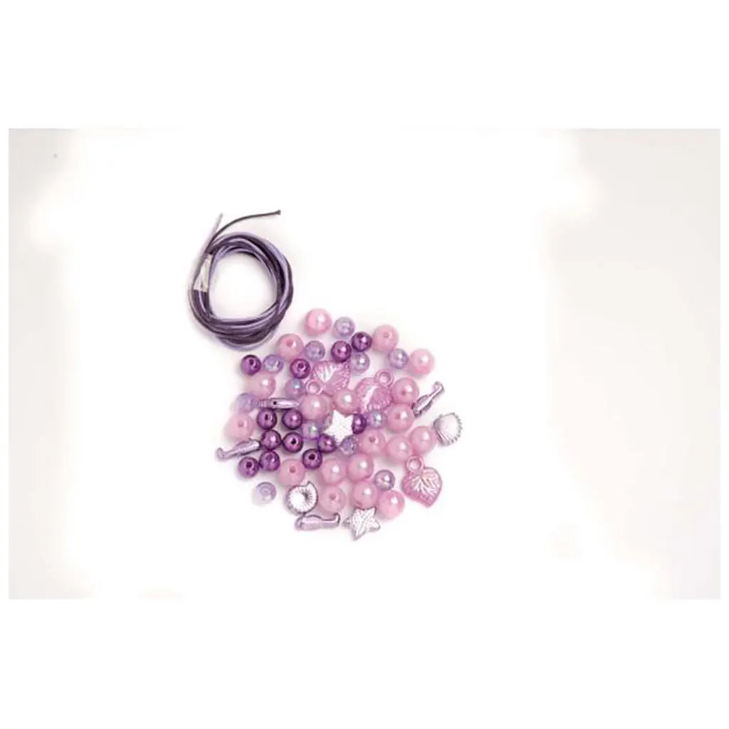 Beads kit Lilac assorted