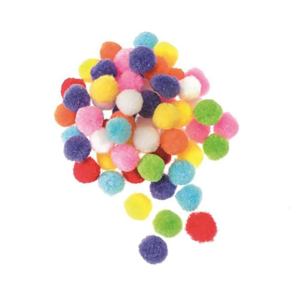 Pompons Mix Multicolor 1.5cm 60pcs