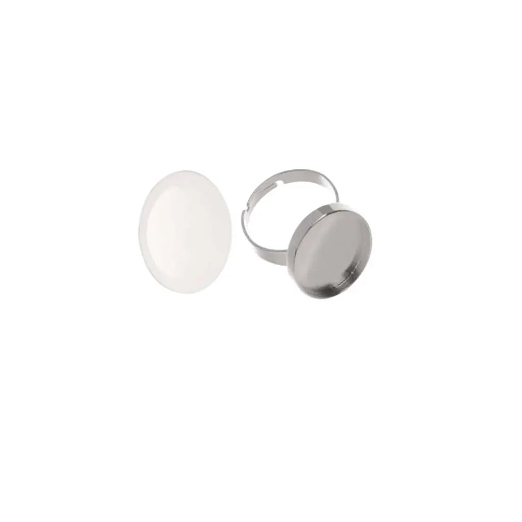 Ring Oval Silver 27x19mm