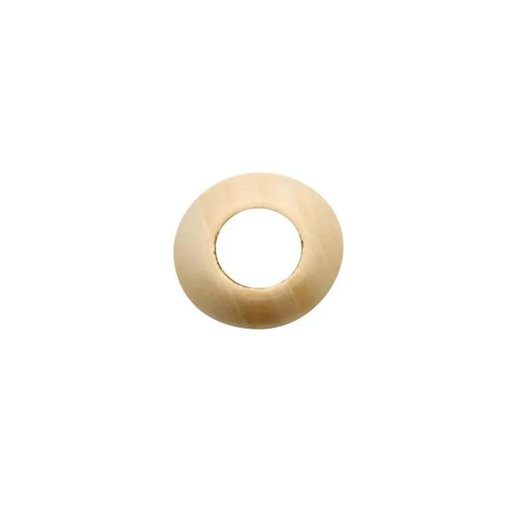 Wooden Ball Drilled 35mm 4pcs Hole 12mm, Birch