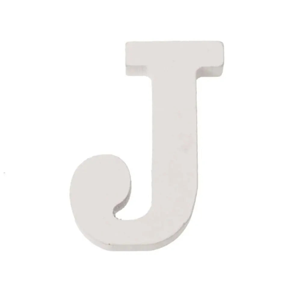 Letter J MDF 5.5x0.9cm, 1pc