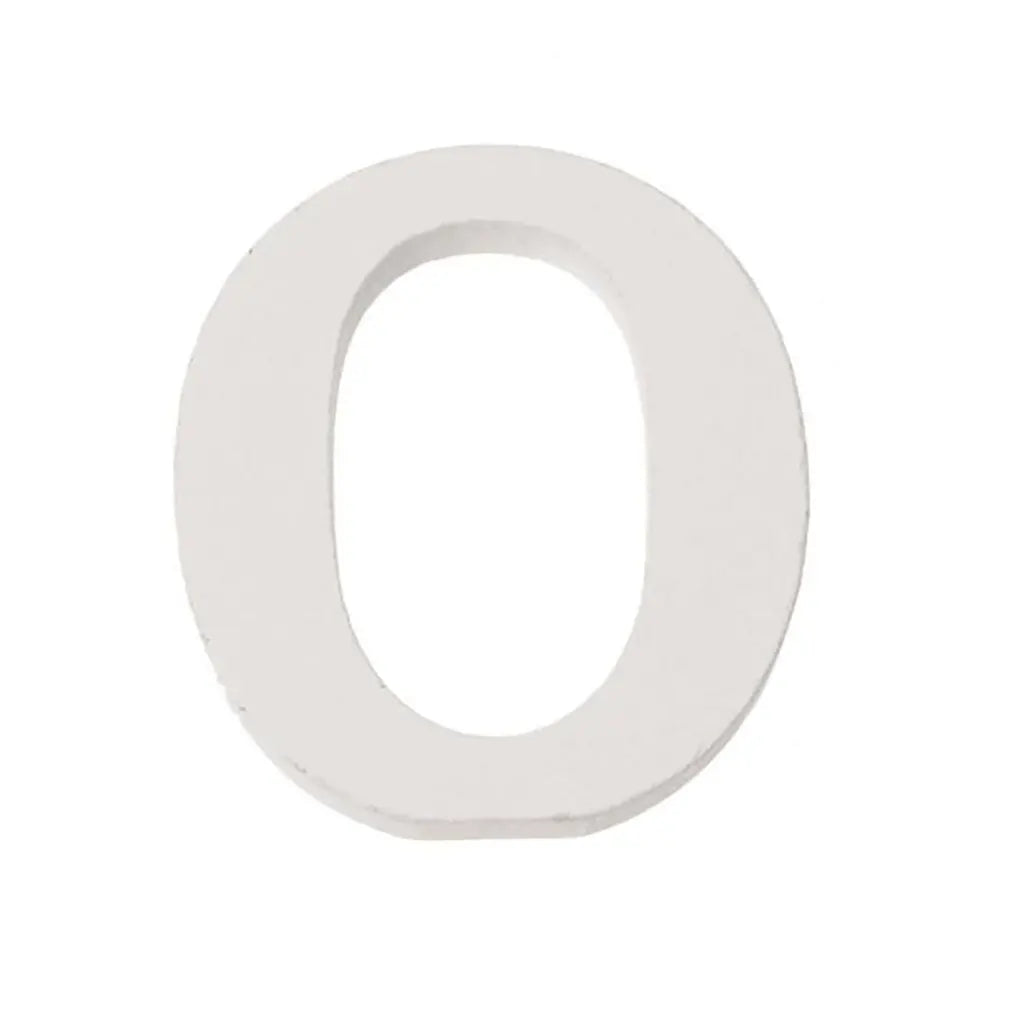 Letter O MDF 5.5x0.9cm, 1pc