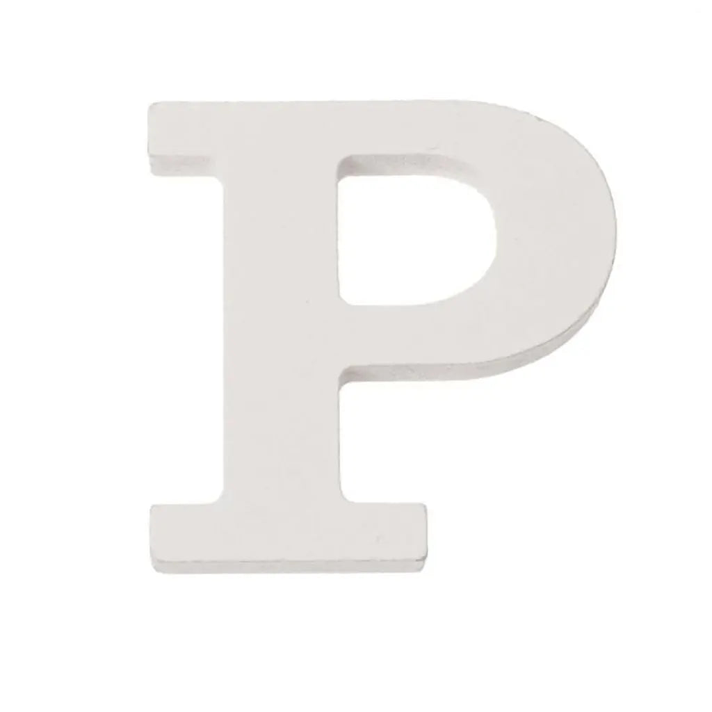 Letter P MDF 5.5x0.9cm, 1pc