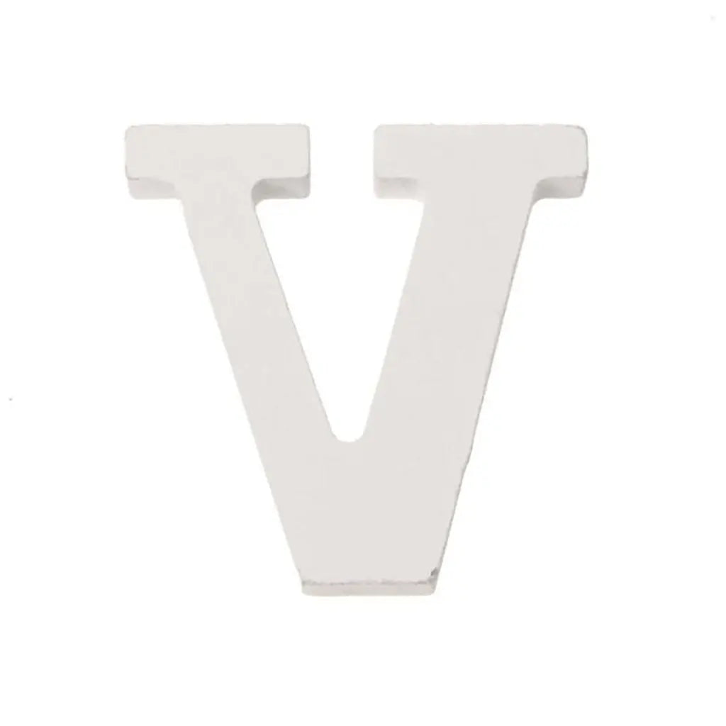 Letter V MDF 5.5x0.9cm, 1pc