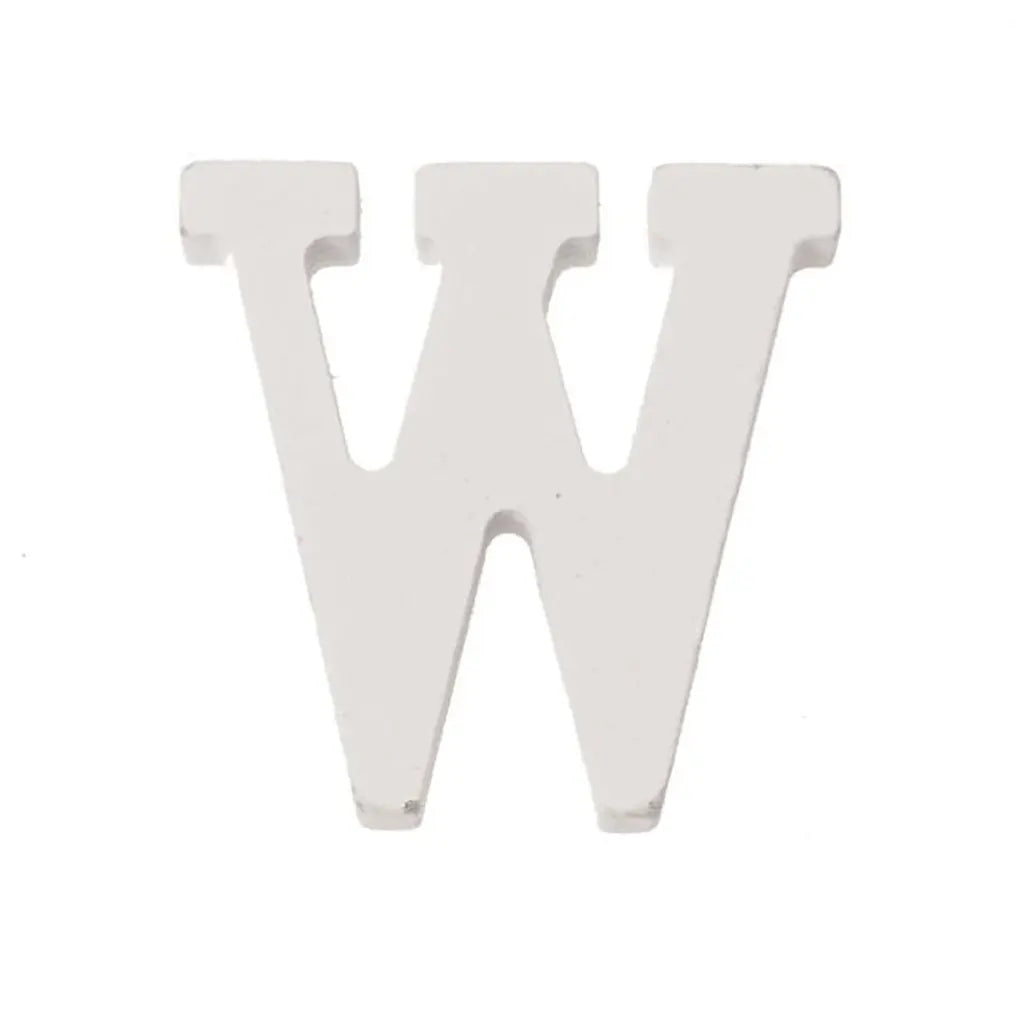 Letter W MDF 5.5x0.9cm, 1pc