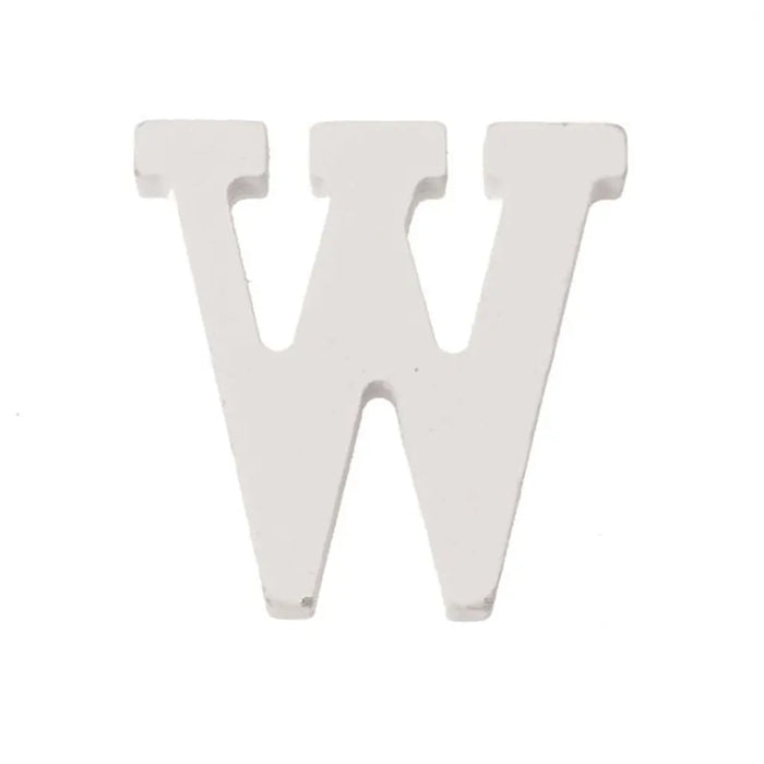 Letter W MDF 5.5x0.9cm, 1pc