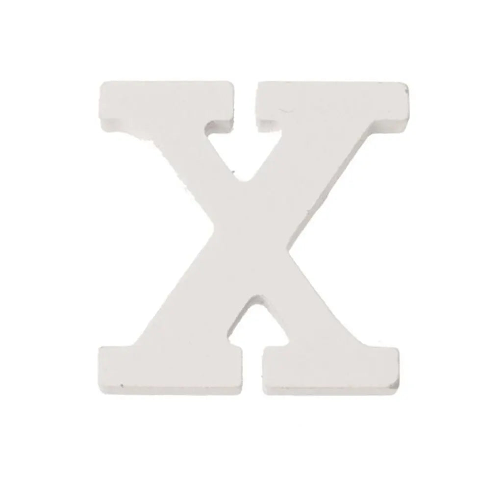 Letter X MDF 5.5x0.9cm, 1pc