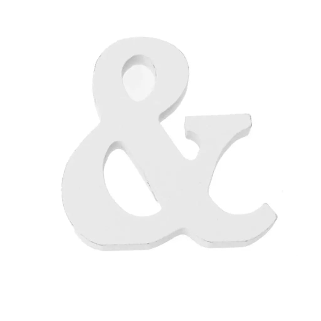 Letter &amp; MDF 5.5x0.9cm, 1pc