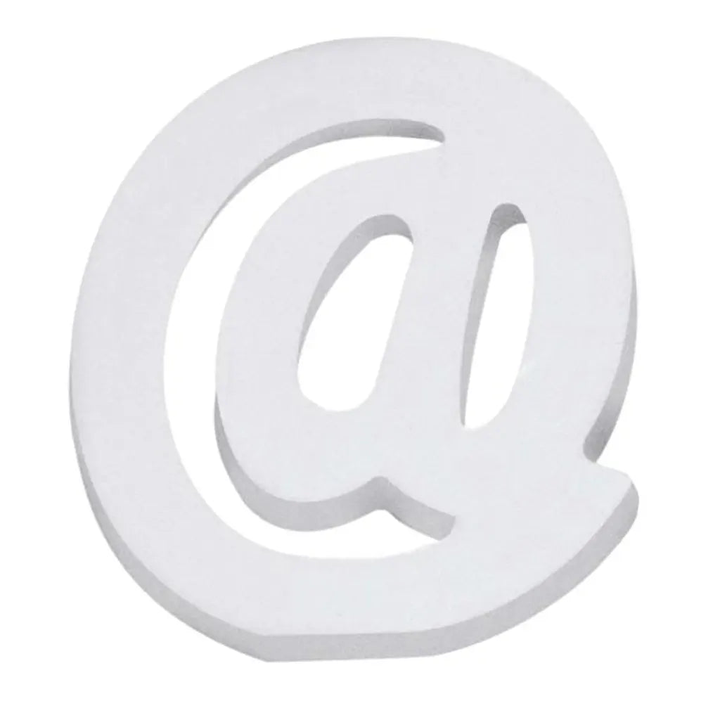 Letter @ MDF 5.5x0.9cm, 1pc