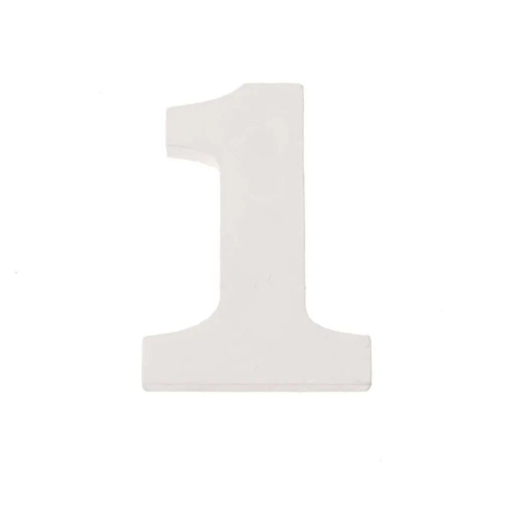Number 1 MDF 5.5x0.9cm, 1pc