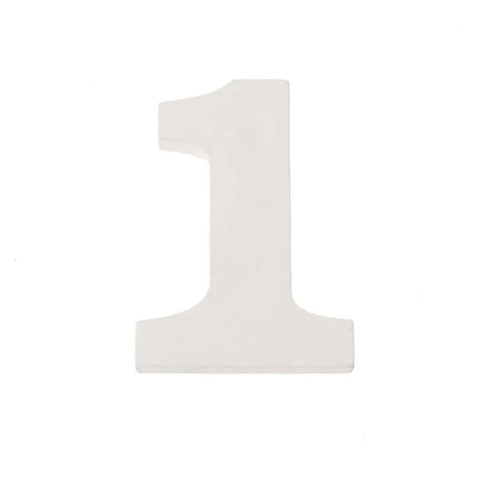 Number 1 MDF 5.5x0.9cm, 1pc