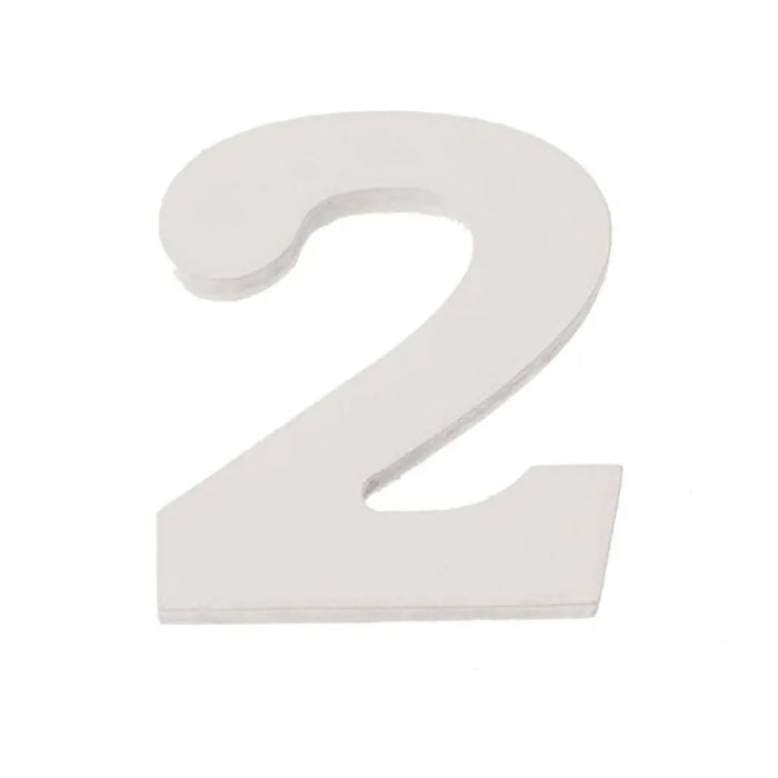 Number 2 MDF 5.5x0.9cm, 1pc