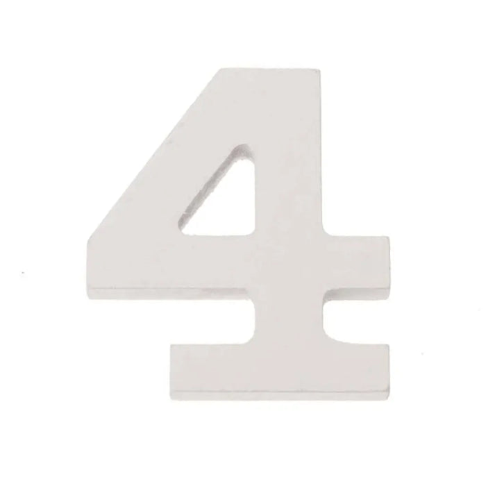 Number 4 MDF 5.5x0.9cm, 1pc