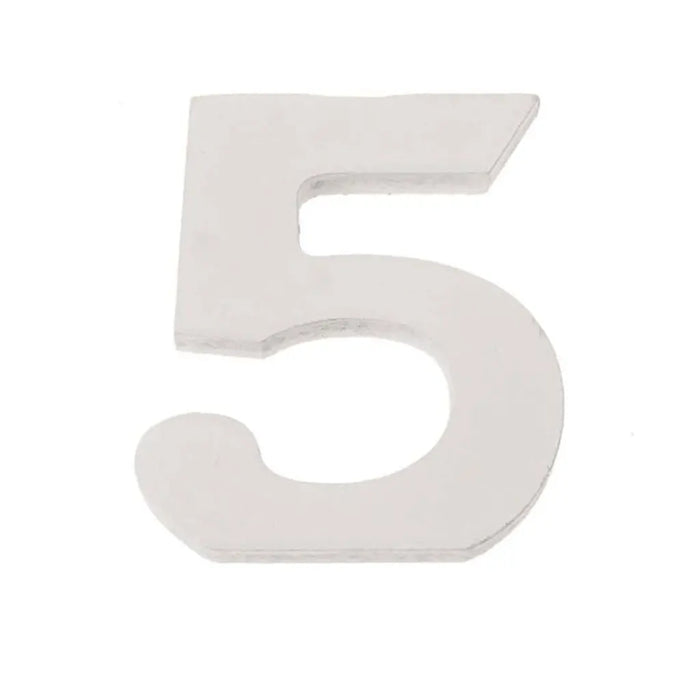 Number 5 MDF 5.5x0.9cm, 1pc