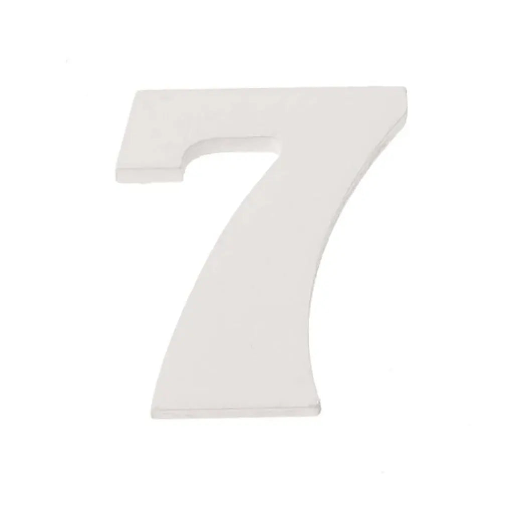 Number 7 MDF 5.5x0.9cm, 1pc