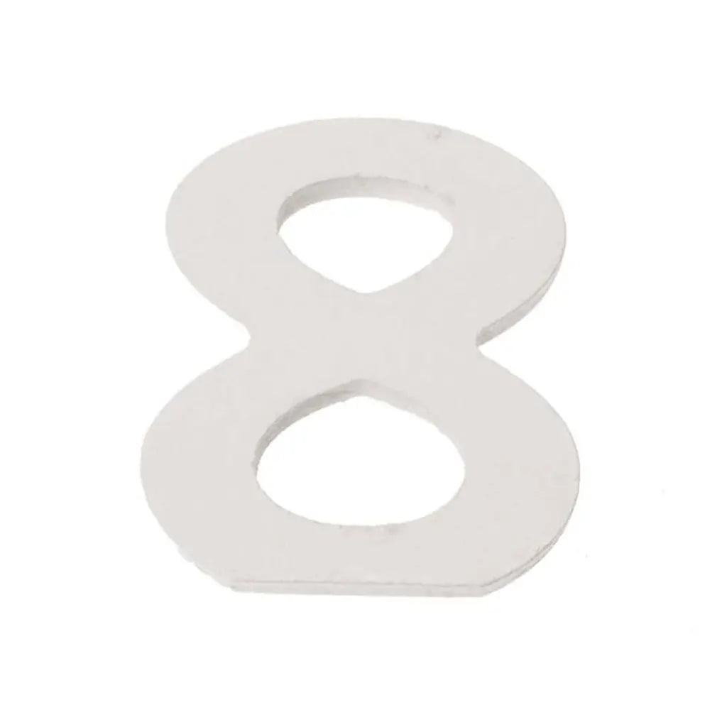 Number 8 MDF 5.5x0.9cm, 1pc