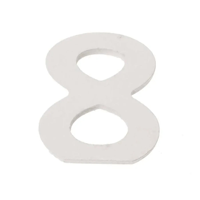 Number 8 MDF 5.5x0.9cm, 1pc