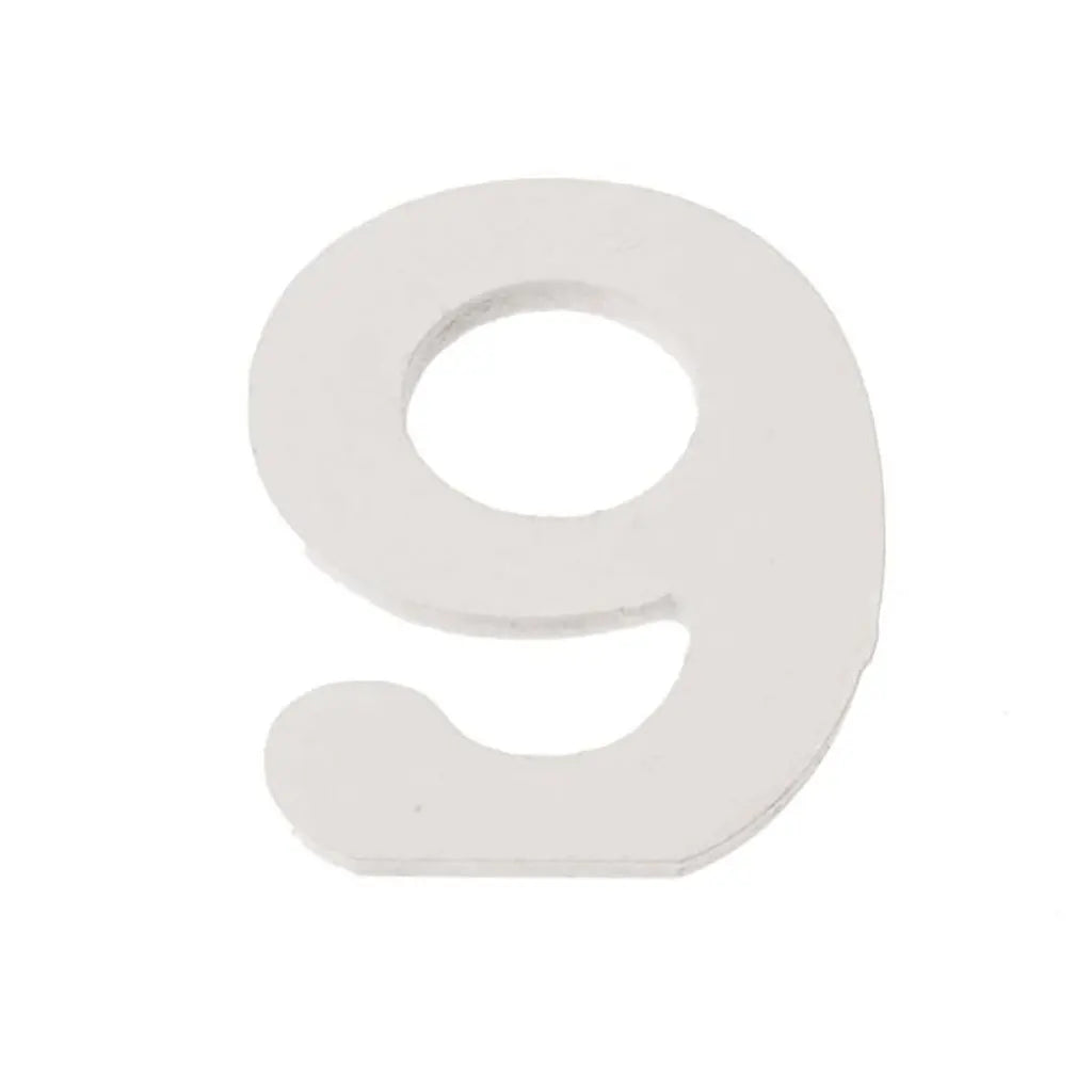 Number 9 MDF 5.5x0.9cm, 1pc