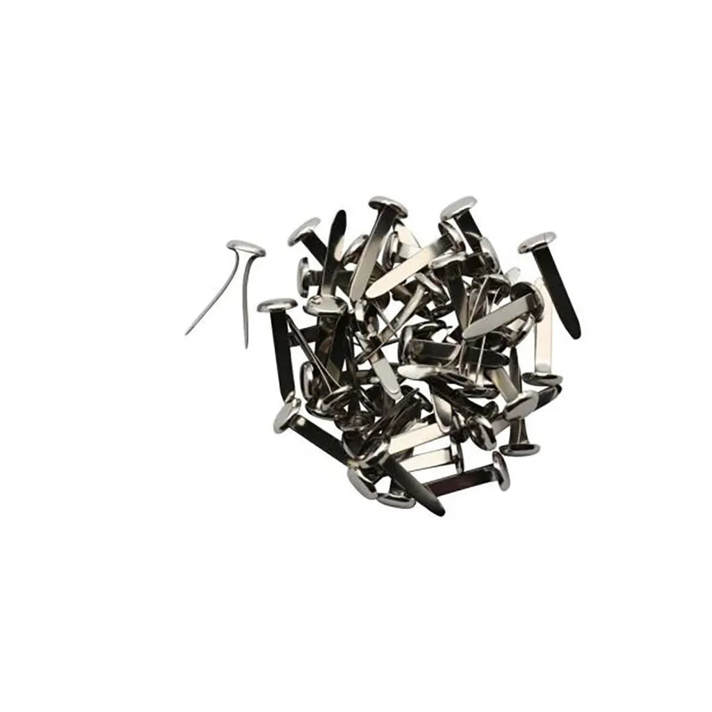 Brads 19mm 50pcs Silver