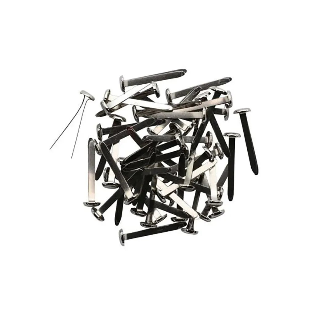 Brads 30mm 50pcs Silver