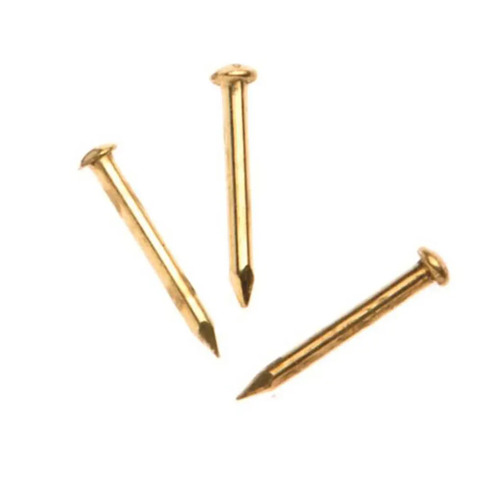 Galvanized Brass Pins 9X0.9mm Brass 50G