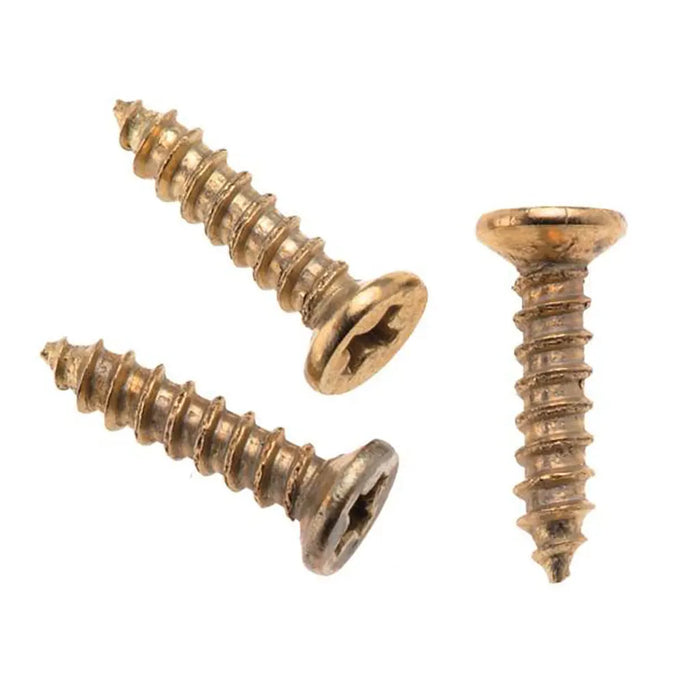 Miniature Screw. 50pcs 15X3mm Gold