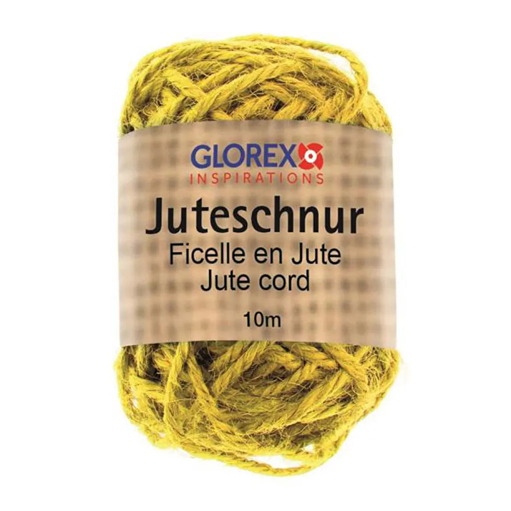 Jute Cord 100% 10m, Yellow