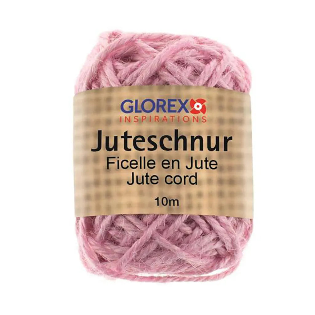 Jute Cord 100% 10m, Pink