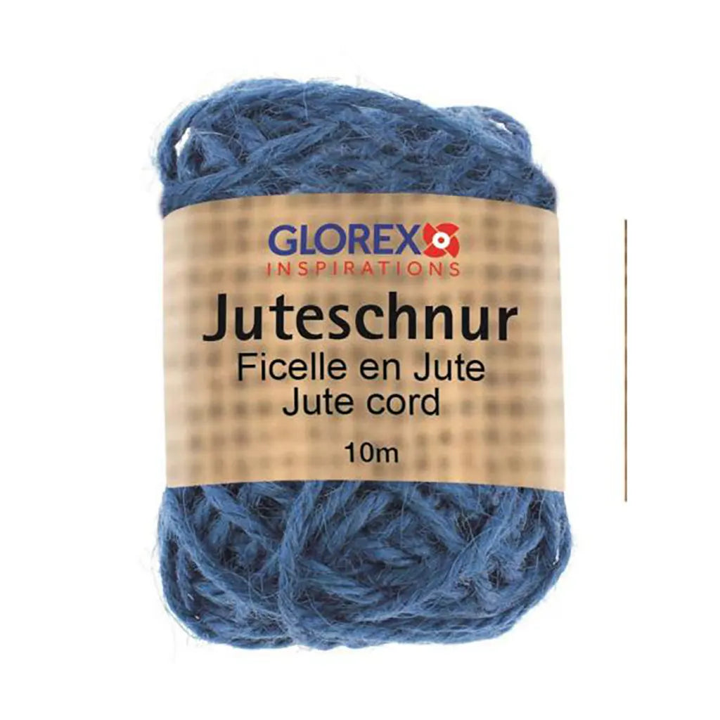 Jute Cord 100% 10m, Blue