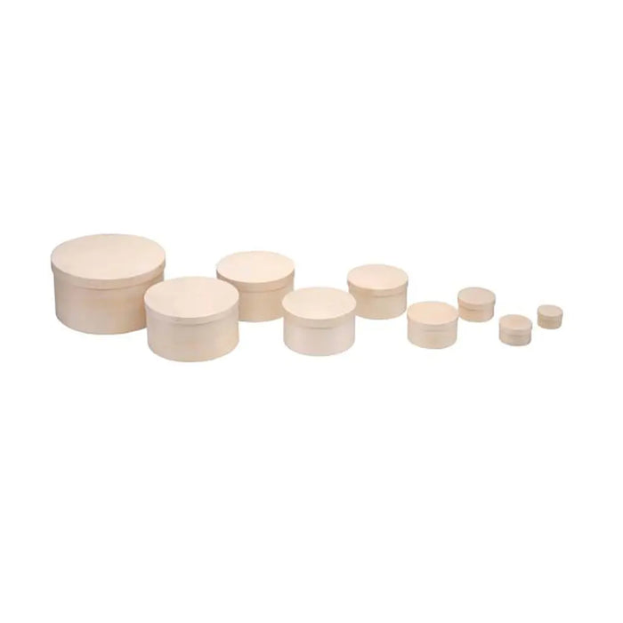 Wooden Box Round 115mm H:65mm