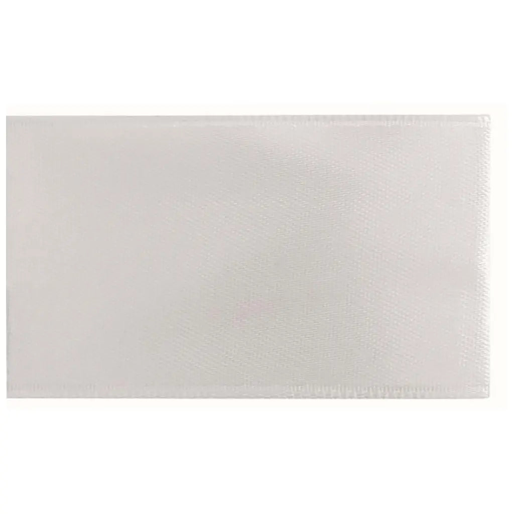 Satin Ribbon 3mm 10m White