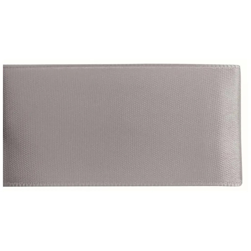 Satin Ribbon 10mm 10m Light grey
