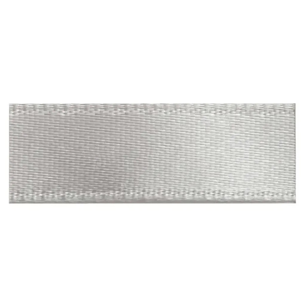Satin Ribbon 10mm 10m Silver