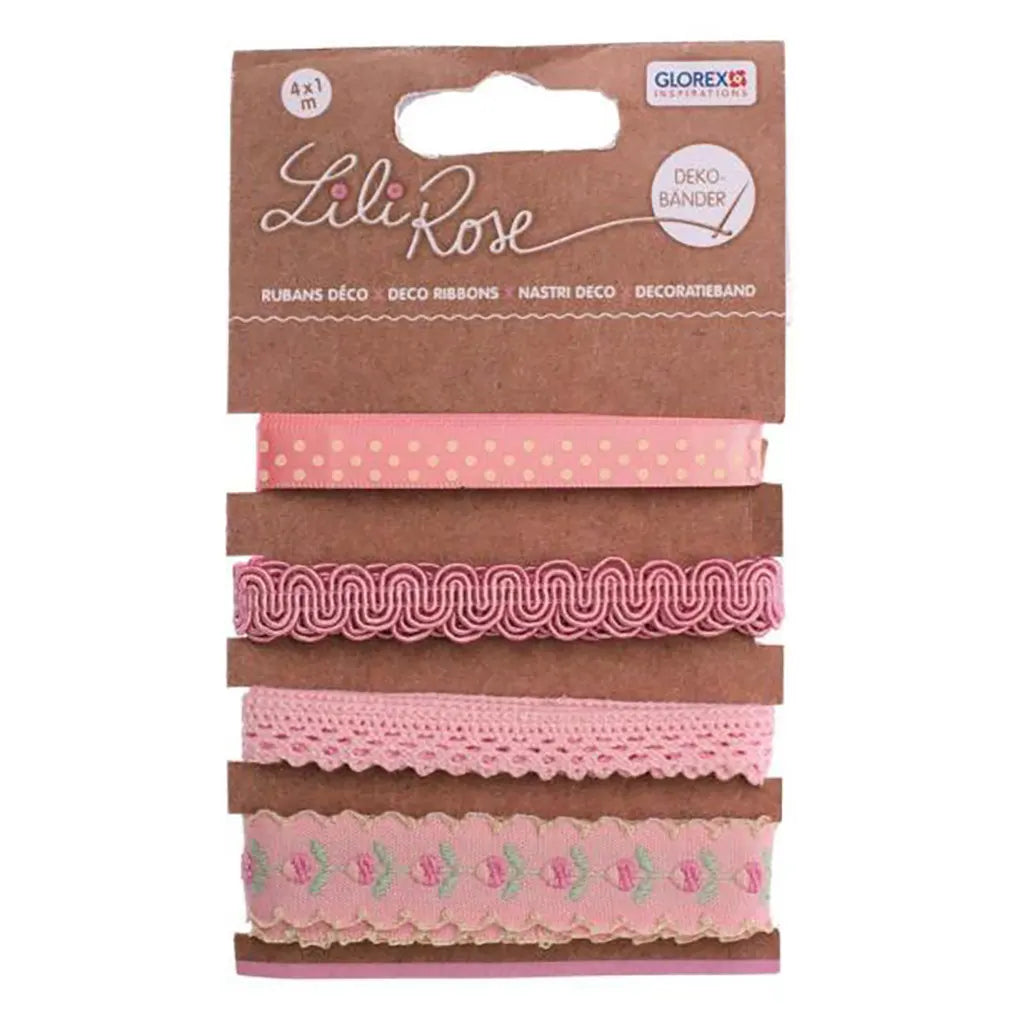 Deco Ribbon 4x100cm Pink