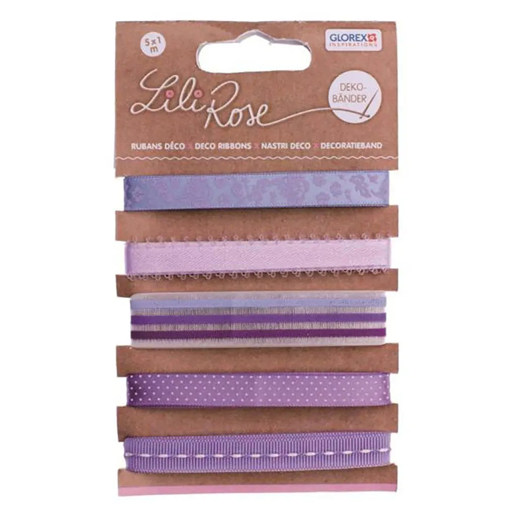 Deco Ribbon 5x100cm Lilac