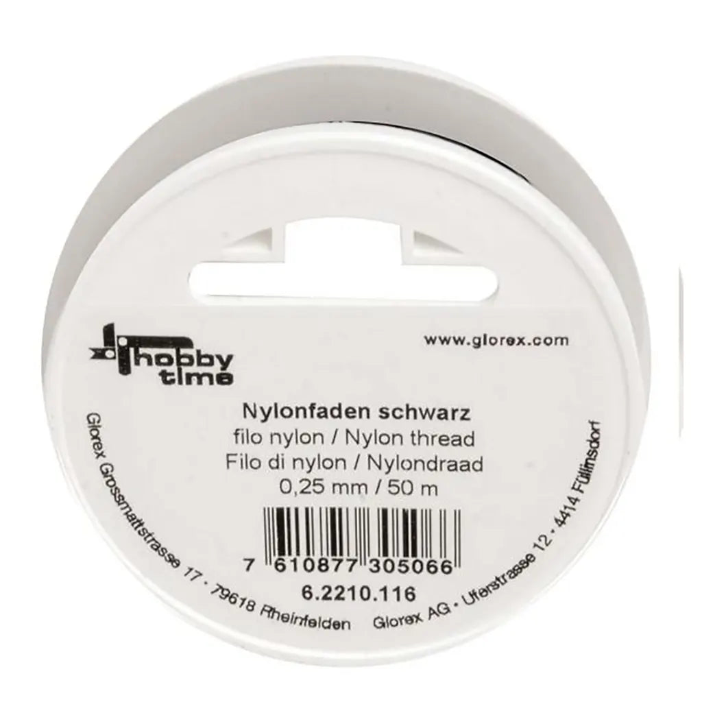 Nylon Thread 0.25mm 50M, Black