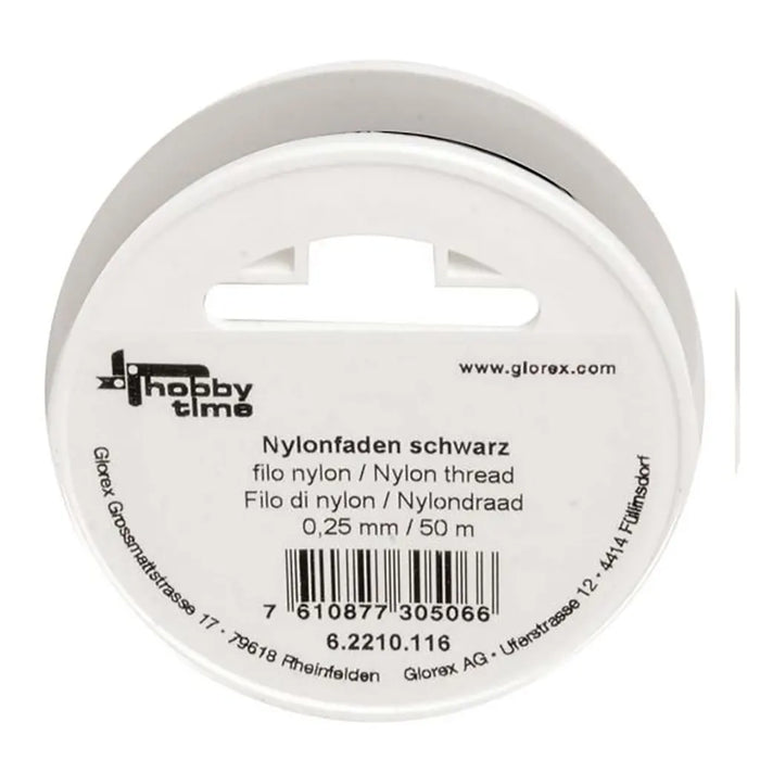 Nylon Thread 0.25mm 50M, Black