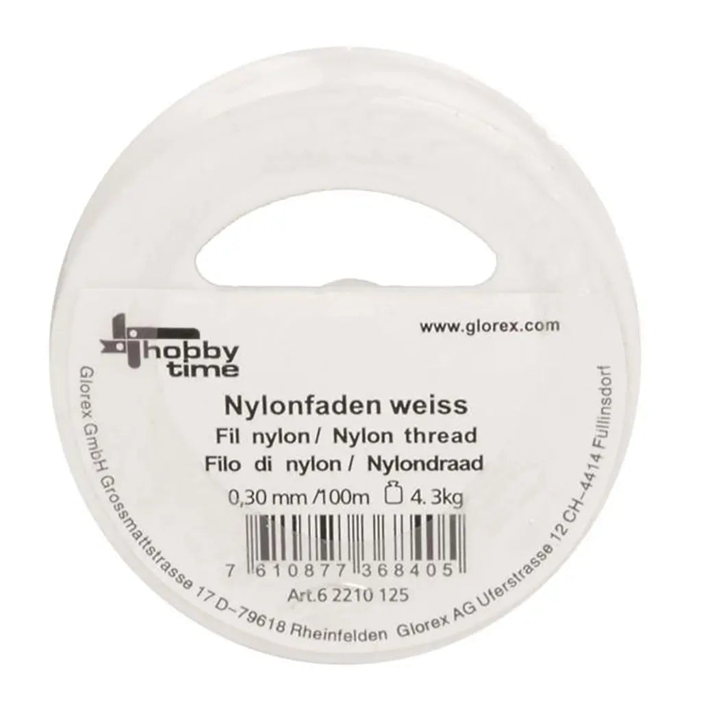 Nylon Thread 100M/0.30mm, White