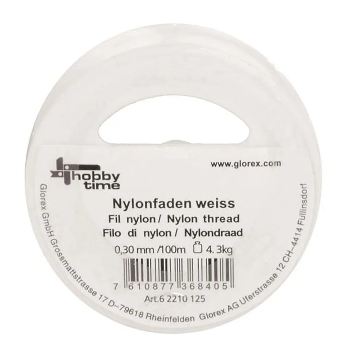 Nylon Thread 100M/0.30mm, White