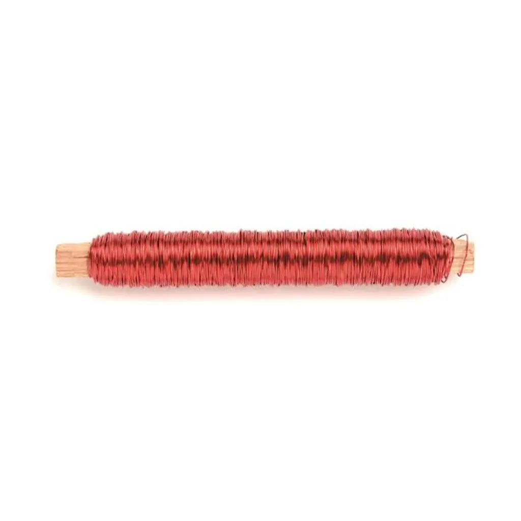 Floral Binding Wire 0.5mm 50m 100g, Red
