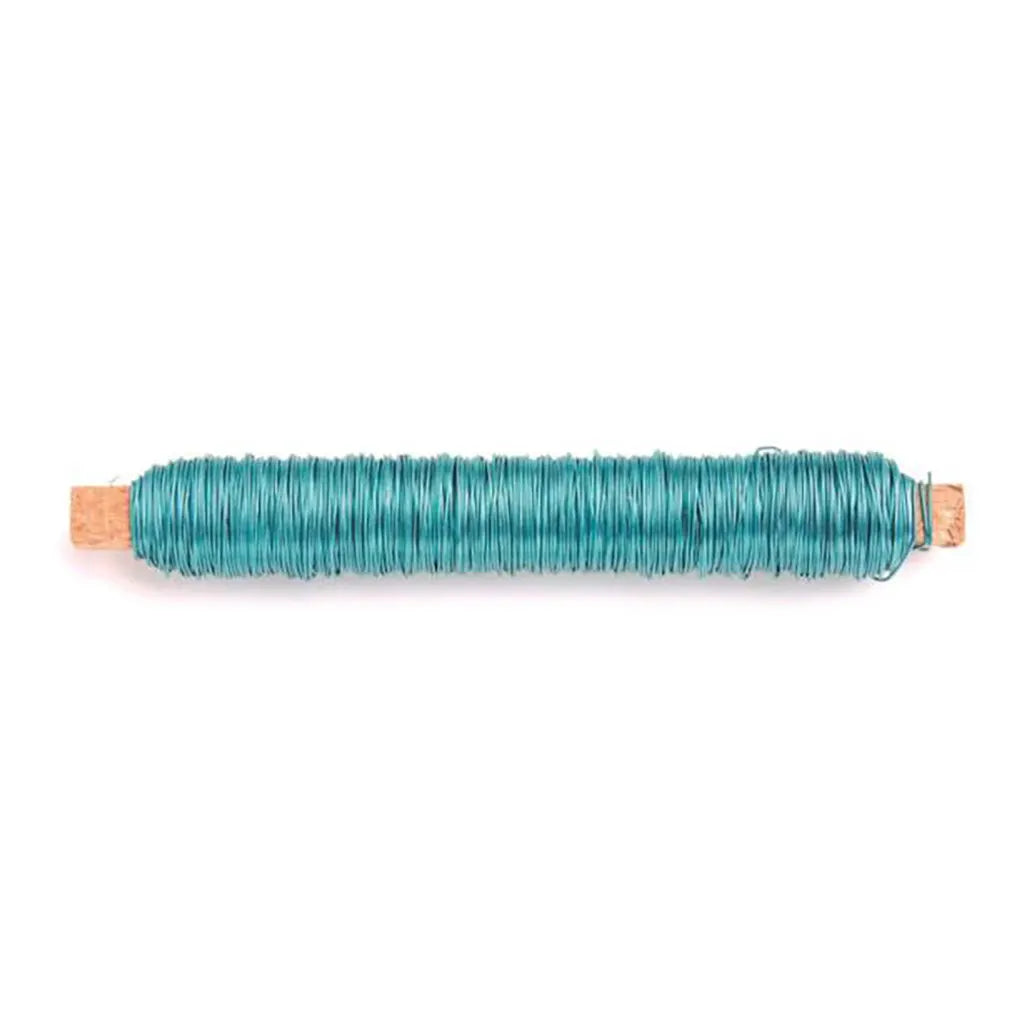 Floral Binding Wire 0.5mm 50m 100g, Turquoise