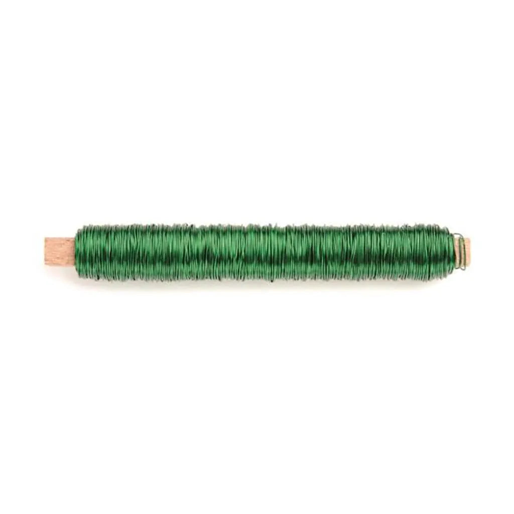 Floral Binding Wire 0.5mm 50m 100g, Green