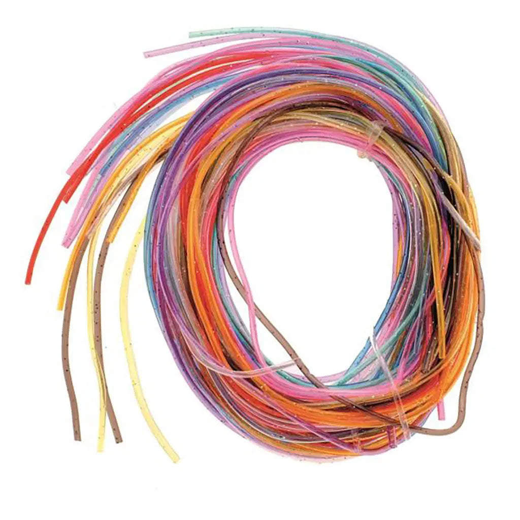 Colour Strips Glitter 20pc 100cm. 10 Assorted