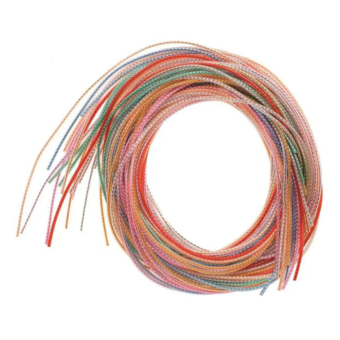 Colour Strips metallic 20pcs 100cm. 10 Assorted