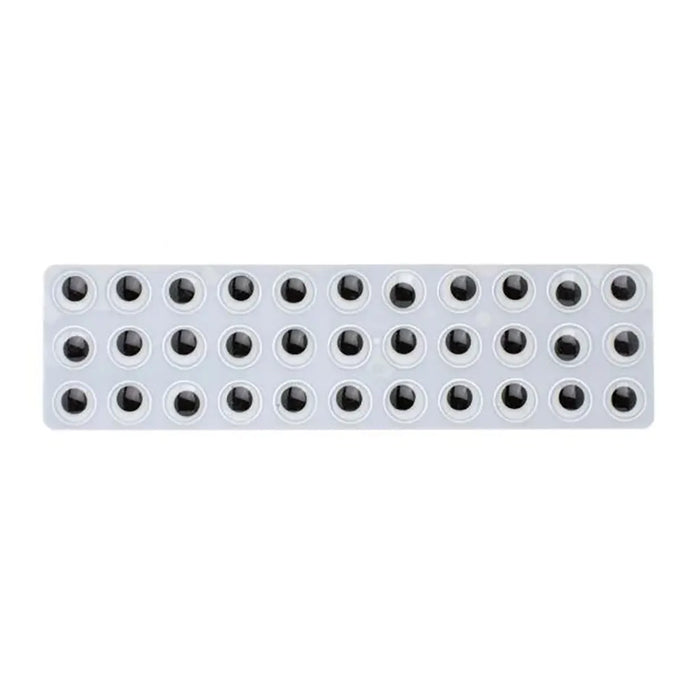 Mobile Eyes Round 7mm 52 pcs Self Adhesive